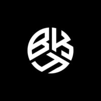 création de logo de lettre bky sur fond blanc. concept de logo de lettre initiales créatives bky. conception de lettre bky. vecteur