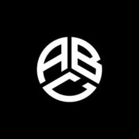 création de logo de lettre abc sur fond blanc. concept de logo de lettre initiales créatives abc. conception de lettre abc. vecteur