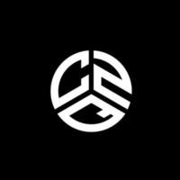 création de logo de lettre czq sur fond blanc. concept de logo de lettre initiales créatives czq. conception de lettre czq. vecteur