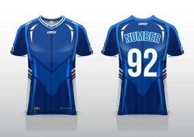 conception de maillot de football pour les sports de plein air vecteur