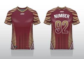 conception de maillot de football pour les sports de plein air vecteur