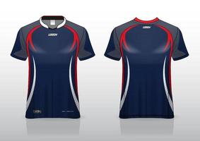 conception de maillot de football pour les sports de plein air vecteur