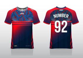 conception de maillot de football pour les sports de plein air vecteur