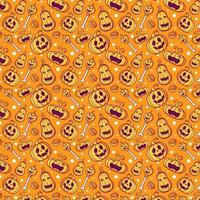 motif de fond citrouille halloween vecteur