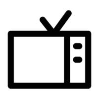 icône de vecteur de télévision qui convient au travail commercial et la modifie ou la modifie facilement