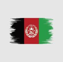 pinceau drapeau afghanistan vecteur