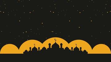 arrière-plan islamique. fond eid mubarak. fond de ramadan kareem. vecteur