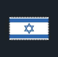 conception de vecteur de drapeau d'Israël. drapeau national