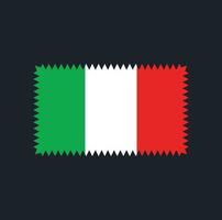 conception vectorielle du drapeau italien. drapeau national vecteur
