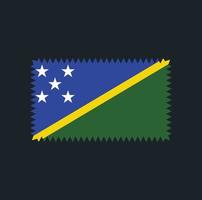 conception de vecteur de drapeau des îles salomon. drapeau national