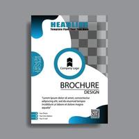 modèle vectoriel abstrait d'entreprise. conception de brochures, mise en page moderne de la couverture, rapport annuel, affiche, dépliant en a4 avec des formes géométriques colorées pour la technologie, la science, espace de mise en page pour le fond photo