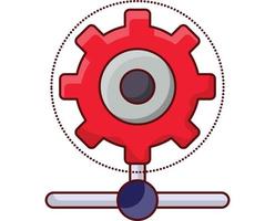 réglage de l'illustration vectorielle de connexion sur un arrière-plan. symboles de qualité premium. icônes vectorielles pour le concept et la conception graphique. vecteur