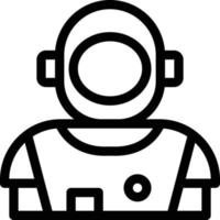 illustration vectorielle astronaute sur fond symboles de qualité premium. icônes vectorielles pour le concept et la conception graphique. vecteur