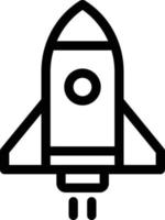 illustration vectorielle de fusée sur un background.symboles de qualité premium. icônes vectorielles pour le concept et la conception graphique. vecteur