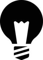 illustration vectorielle d'ampoule sur un fond. symboles de qualité premium. icônes vectorielles pour le concept et la conception graphique. vecteur