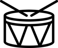illustration vectorielle de tambour de musique sur un background.symboles de qualité premium. icônes vectorielles pour le concept et la conception graphique. vecteur