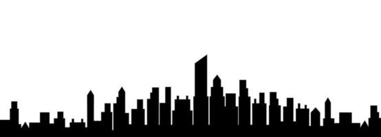 illustration vectorielle de ville skyline paysage vecteur