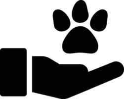 illustration vectorielle de soins pour animaux de compagnie sur un fond. symboles de qualité premium. icônes vectorielles pour le concept et la conception graphique. vecteur