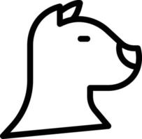 illustration vectorielle animale sur fond symboles de qualité premium. icônes vectorielles pour le concept et la conception graphique. vecteur