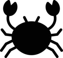 illustration vectorielle de crabe sur fond. symboles de qualité premium. icônes vectorielles pour le concept et la conception graphique. vecteur