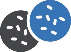 illustration vectorielle de biscuit sur un fond. symboles de qualité premium. icônes vectorielles pour le concept et la conception graphique. vecteur