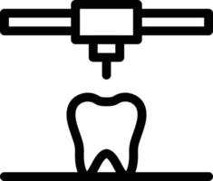 illustration vectorielle de dents sur un background.symboles de qualité premium. icônes vectorielles pour le concept et la conception graphique. vecteur
