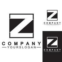 z lettre logo concept.z lettre polices créatives monogramme icône symbole. vecteur