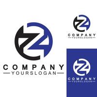 z lettre logo concept.z lettre polices créatives monogramme icône symbole. vecteur