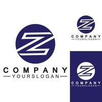 z lettre logo concept.z lettre polices créatives monogramme icône symbole. vecteur