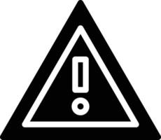 illustration de conception d'icône de vecteur d'avertissement