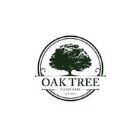 Oaktree logo icône modèle vecteur