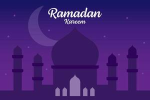 illustration de conception vectorielle ramadan kareem vecteur