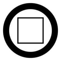 séchage des vêtements soins symboles concept de lavage icône de signe de blanchisserie en cercle rond illustration vectorielle de couleur noire image de style plat vecteur