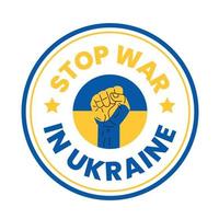 priez pour l'ukraine, arrêtez la guerre, sauvez l'ukraine, tenez-vous avec l'ukraine, le drapeau de l'ukraine priant concept vecteur défini fond illustration de conception vectorielle