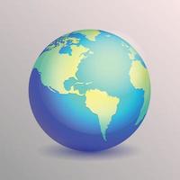 conception de modèle de logo de globes terrestres du monde vecteur