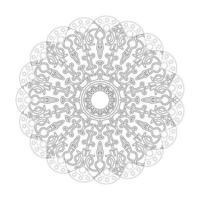 vecteur rond cercle abstrait. style mandala.