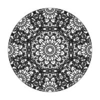 mandala dessiné à la main. décoration en ornement de doodle oriental ethnique. vecteur