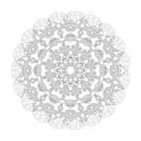 vecteur rond cercle abstrait. style mandala.