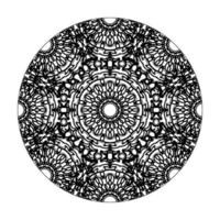 mandala dessiné à la main. décoration en ornement de doodle oriental ethnique. vecteur