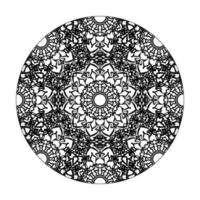 mandala dessiné à la main. décoration en ornement de doodle oriental ethnique. vecteur