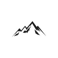 modèle d'entreprise de logo d'icône de haute montagne vecteur