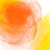 aquarelle abstraite fond créatif couleur jaune et orange vecteur