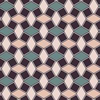 arrière-plan transparent en forme de petit losange carré géométrique aléatoire. motif islamique avec un design de couleur marocaine. utilisation pour le tissu, le textile, les éléments de décoration intérieure, le rembourrage, l'emballage. vecteur