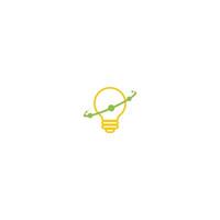 ampoule lampe idée logo icône vecteur