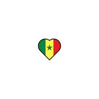 icône du logo nation, pays, amour vecteur