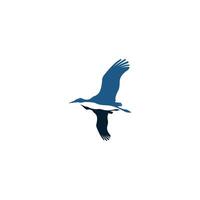 icône du logo oiseau vecteur