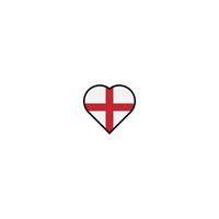 icône du logo nation, pays, amour vecteur