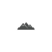 logo d & # 39; icône de montagne vecteur