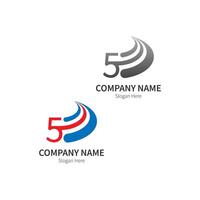 vecteur de modèle d'entreprise logo numéro 5