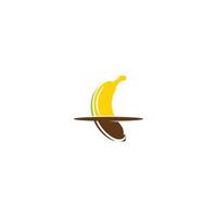 logos d'icônes de banane vecteur